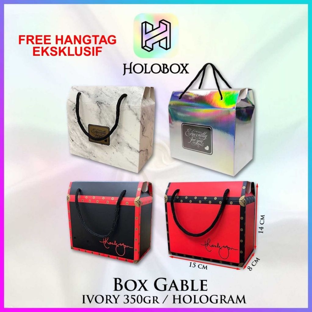 

Kotak Souvenir / Gable / Hadiah / Kado / Gift / Dus / Box / Packaging / B16