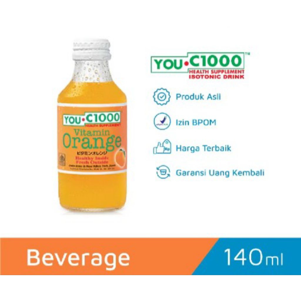 

YOU C 1000 KACA ORANGE / LEMON 140ML