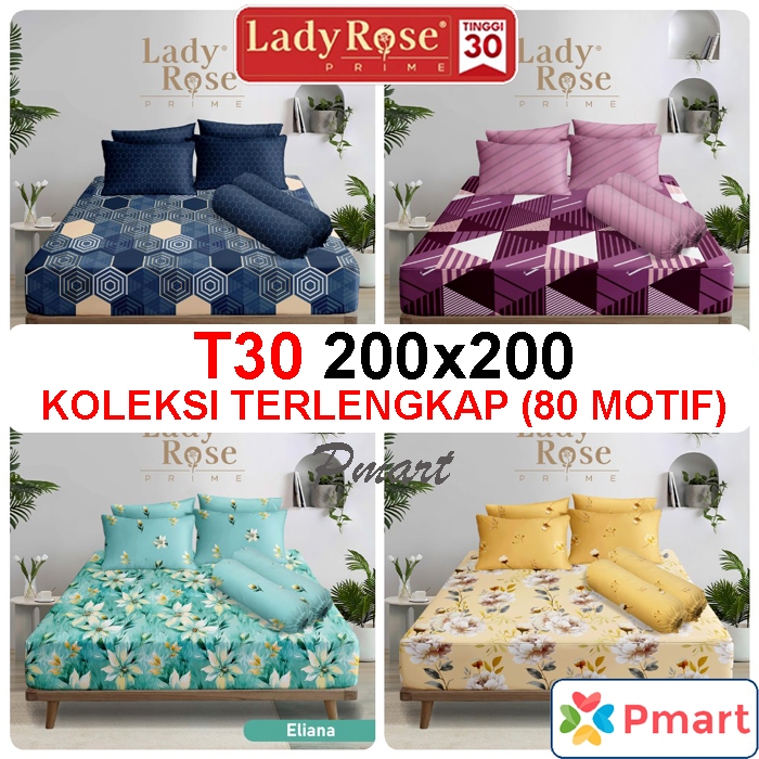 SPREI LADY ROSE 200x200 / SPREI LADY ROSE EXTRA KING / SPREI LADYROSE 200x200 TERLARIS