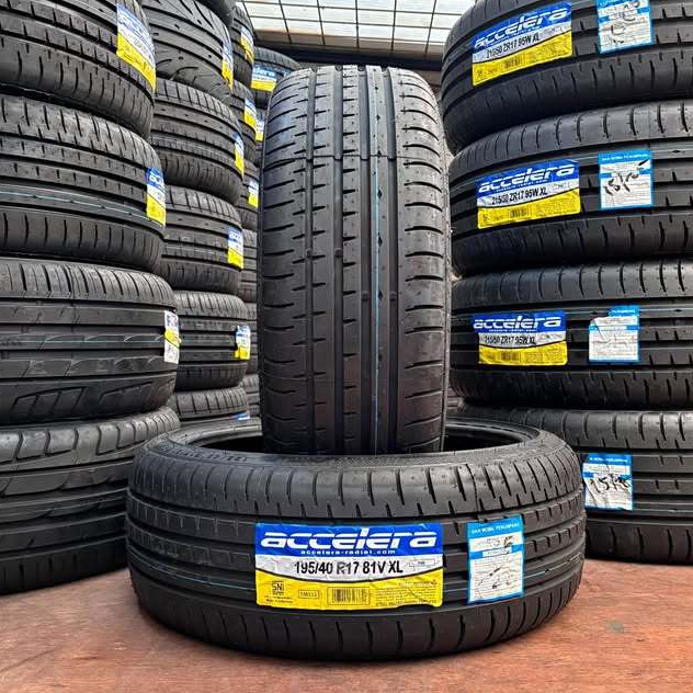 BAN MOBIL CEPER TIPIS RING 17 UKURAN 195 40 R17 ACCELERA PHI-R TUBLLES 195/40 R17