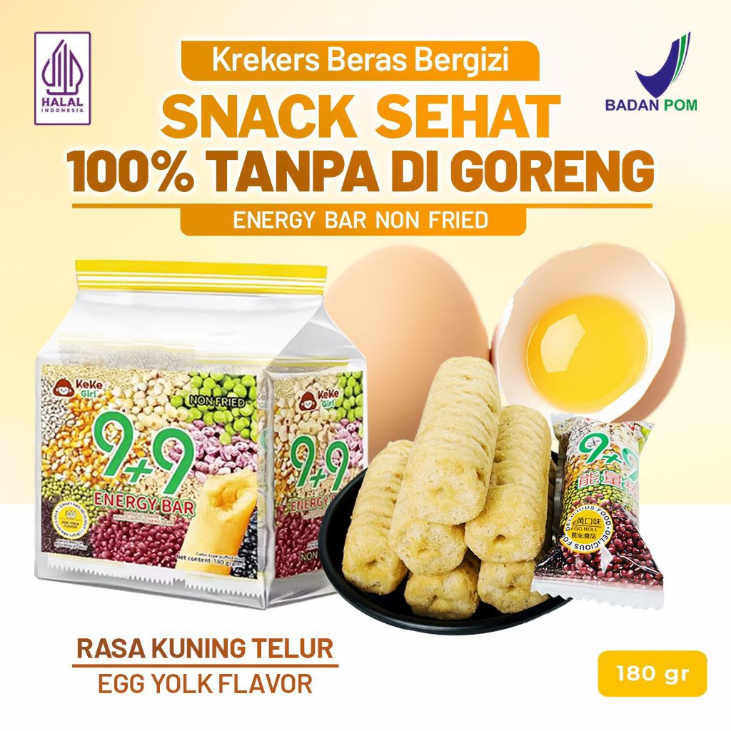 

Keke Girl Energy Bar Krekers Beras Bergizi