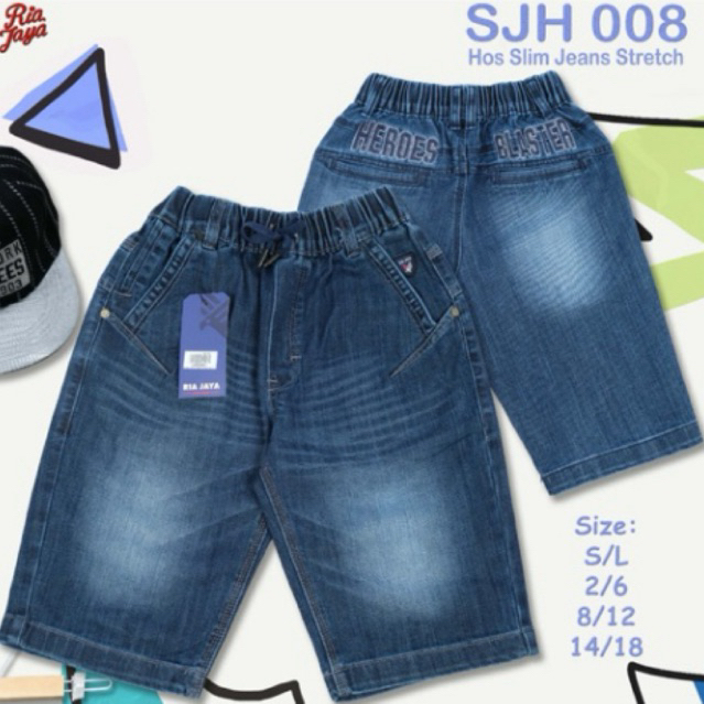 RIA JAYA | CELANA PENDEK ANAK JEANS STREET | BISA COD