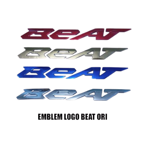 Emblem Timbul Original Honda Beat – Logo 3D Keren & Awet Aksesoris Motor