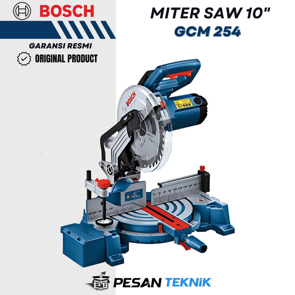 Mesin Gergaji Alumunium Miter Saw Mitre Saw 10" BOSCH GCM 254