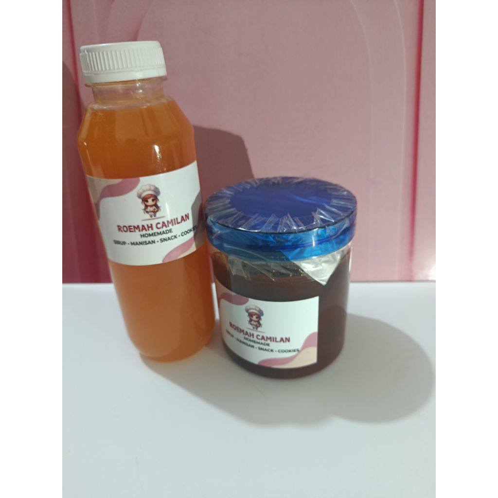 

( PAKET BUNDLING / PAKET HEMAT ) DUO SIRUP MARKISA + KIETNA SEMBOI MEDAN HOMEMADE 600GR