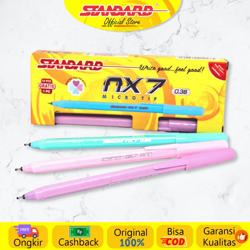 

Standard - Pulpen NX 7 0.38 ( Alat Tulis / Pen / Ballpoint / Pena )
