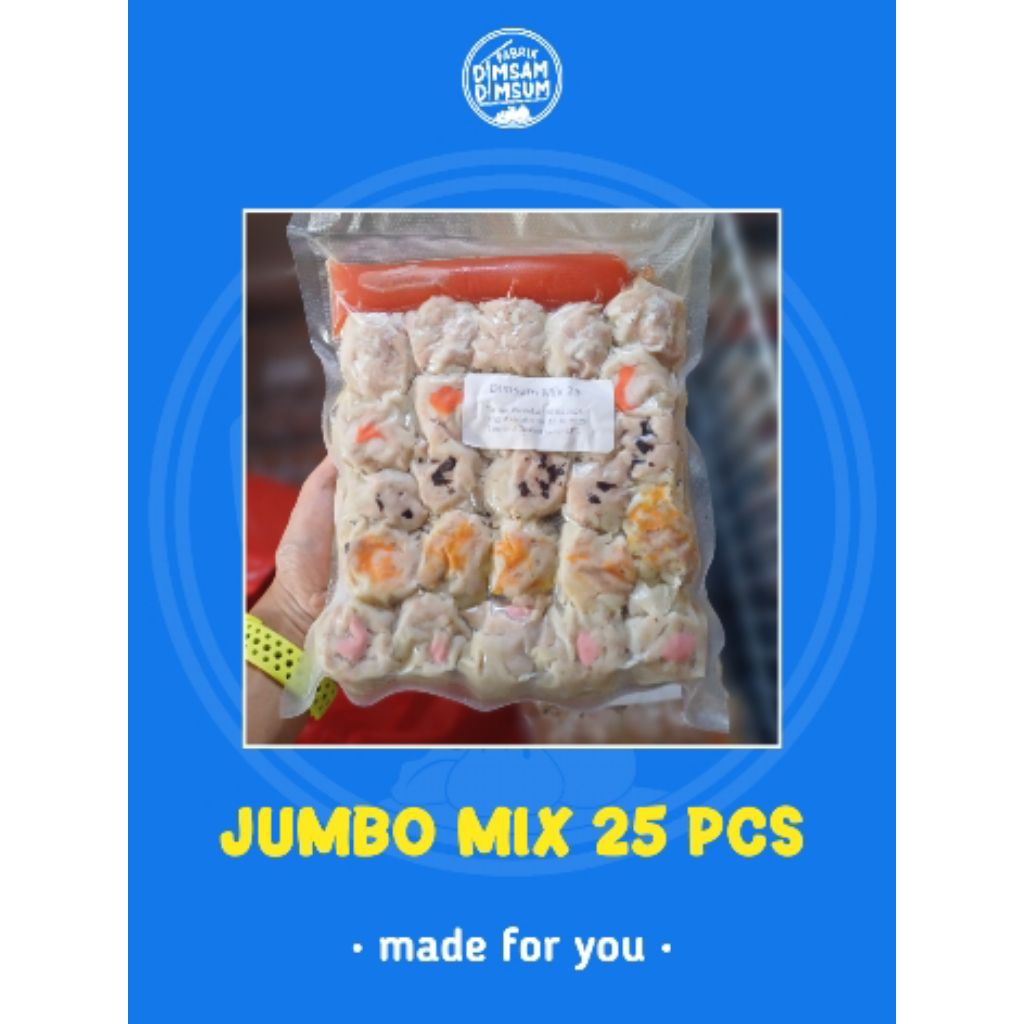 

Dimsum Jumbo Mix 25 Pcs