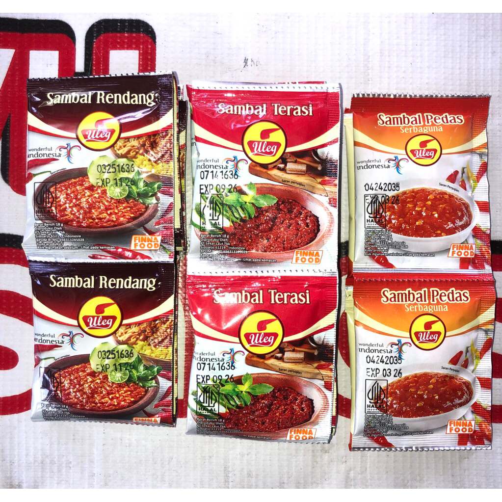 

Sambal Uleg Kemasan Renceng 18g