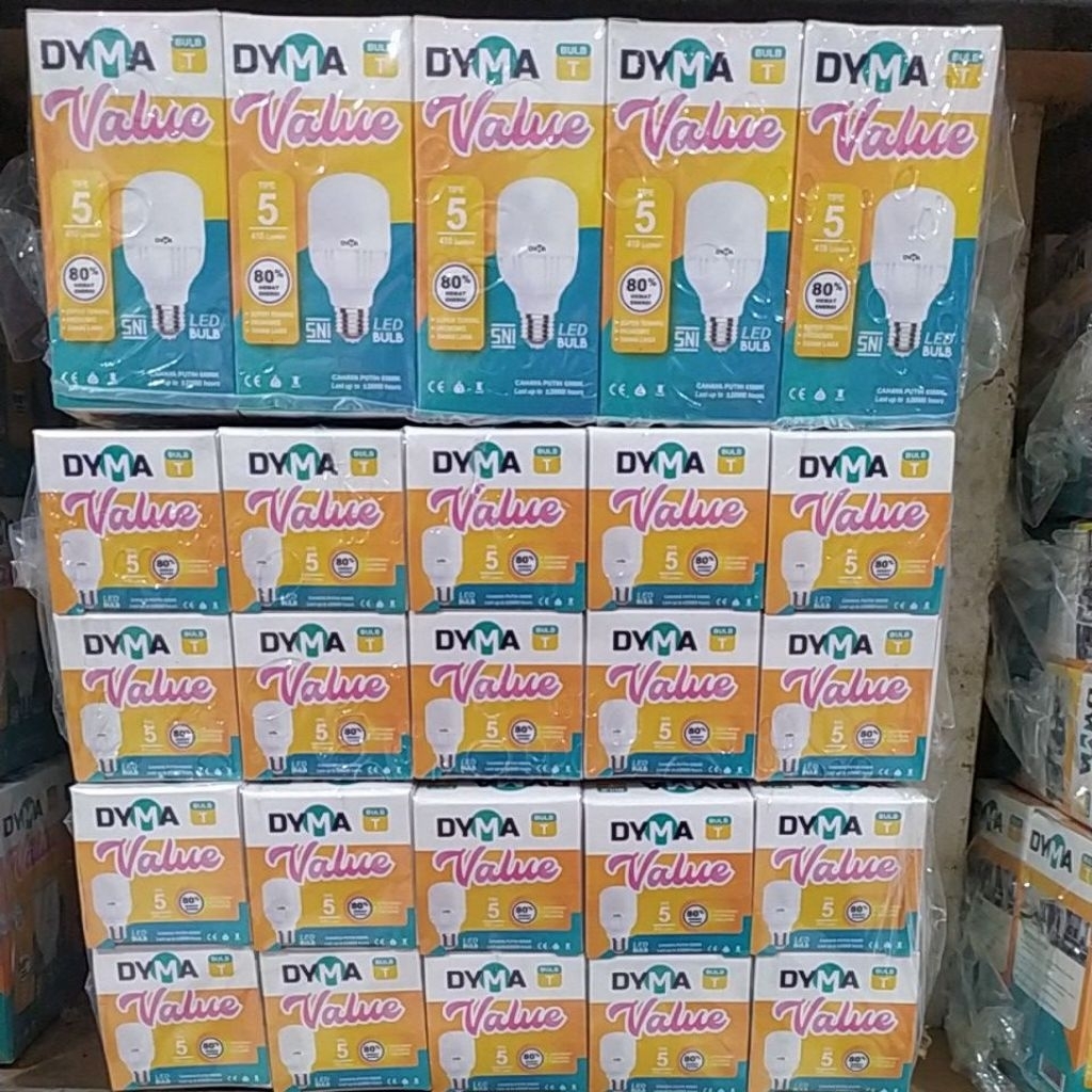 lampu led bulb Dyma 5,10,15,20,30 dan 40 watt