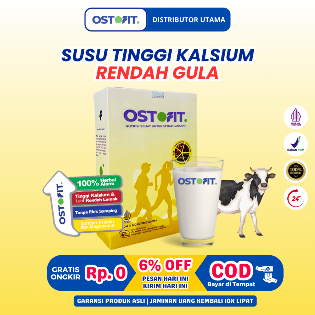 

OSTOFIT Susu Bebas Nyeri Sendi dalam 14 Hari 1 Box