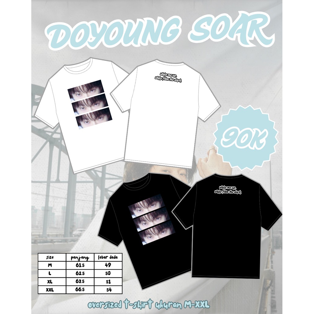 NCT Doyoung Soar Memory T-Shirt Baju Fan Merchandise