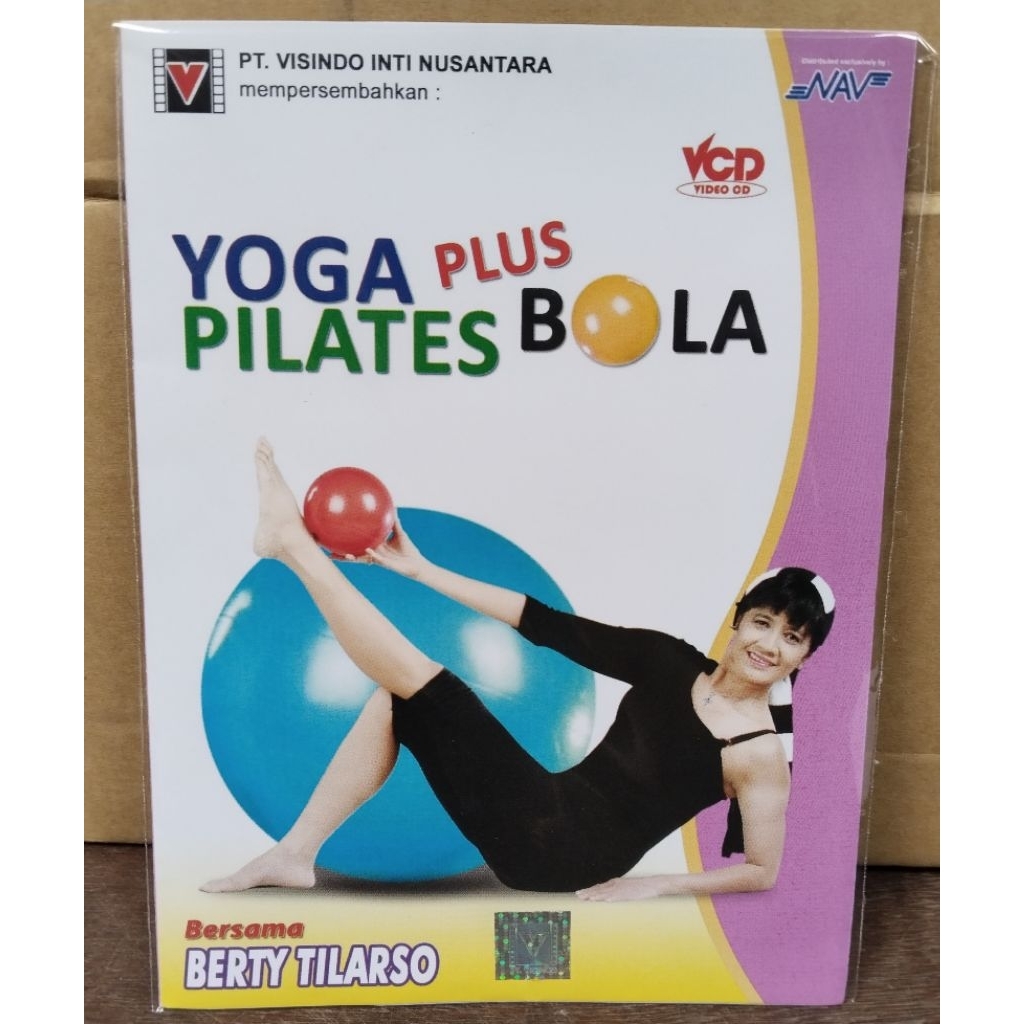 kaset vcd original senam yoga plus pilates bola