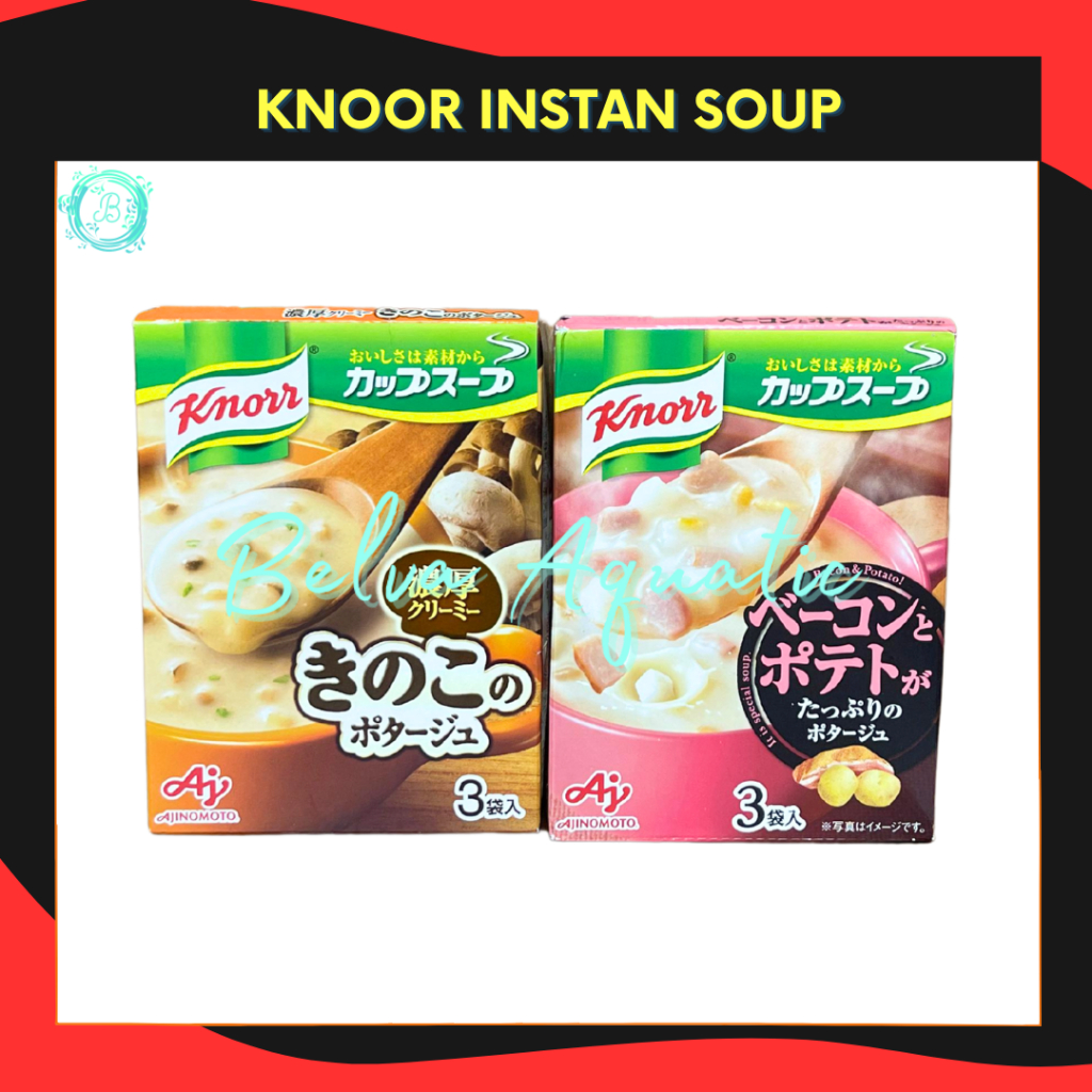 

Knoor Instant Cream Soup Sup Krim Instant Jepang isi 3 Pcs