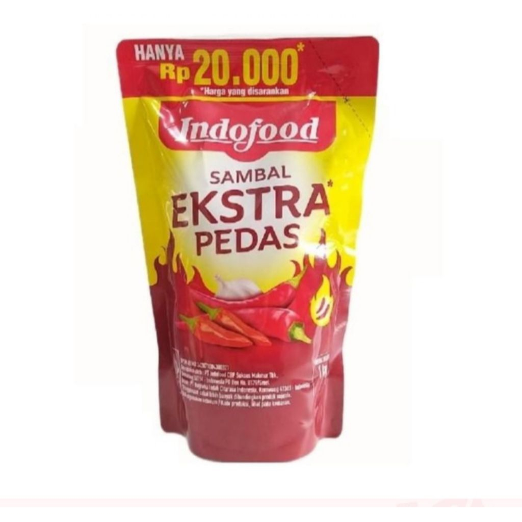 

Indofood sambal extra pedas 1 kg