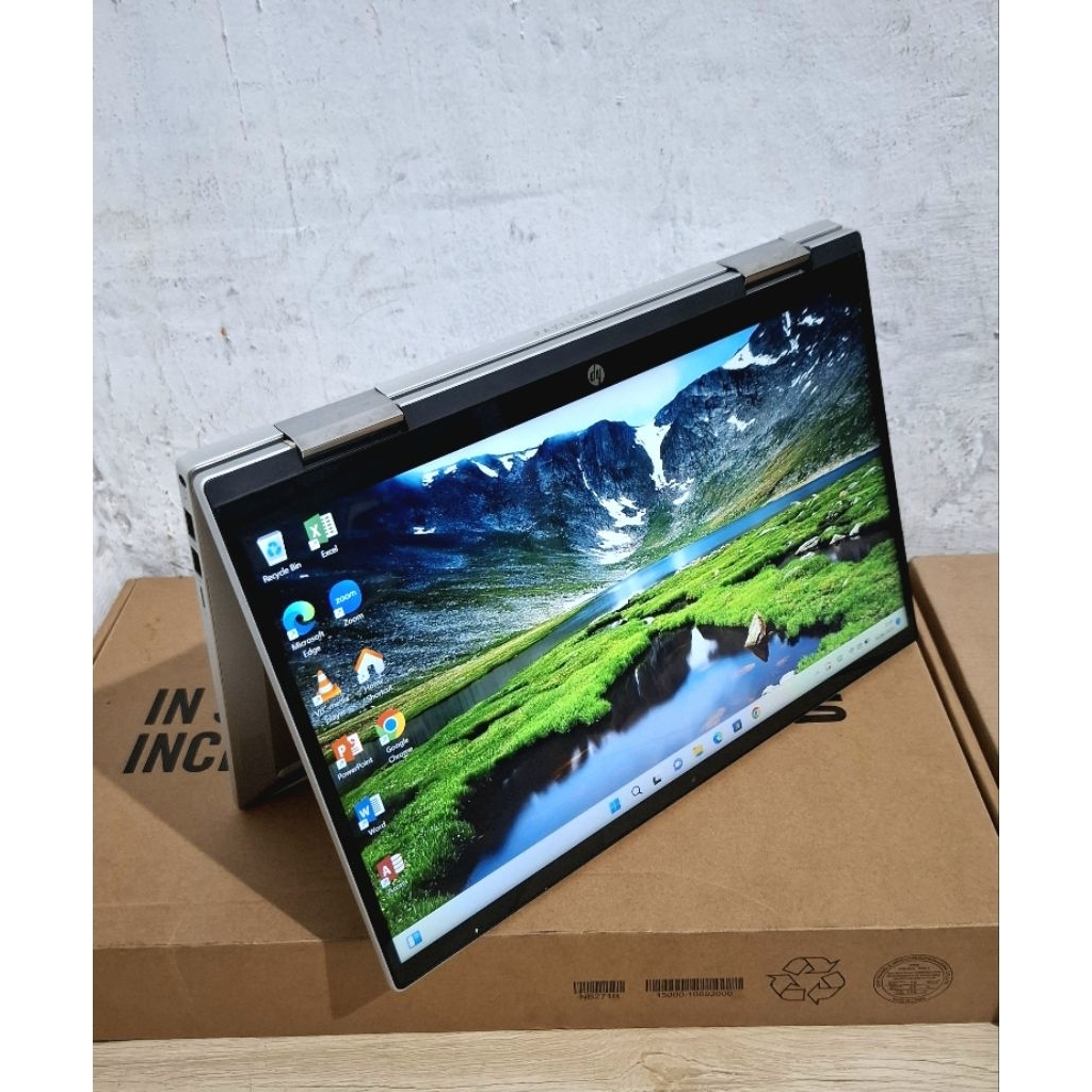 Laptop 2 In 1 HP PAVILION X360 14-DY0063TUCore i5 gen 11 Ram 8 SSD 512 Touchscreen
Bisa dilipat 360