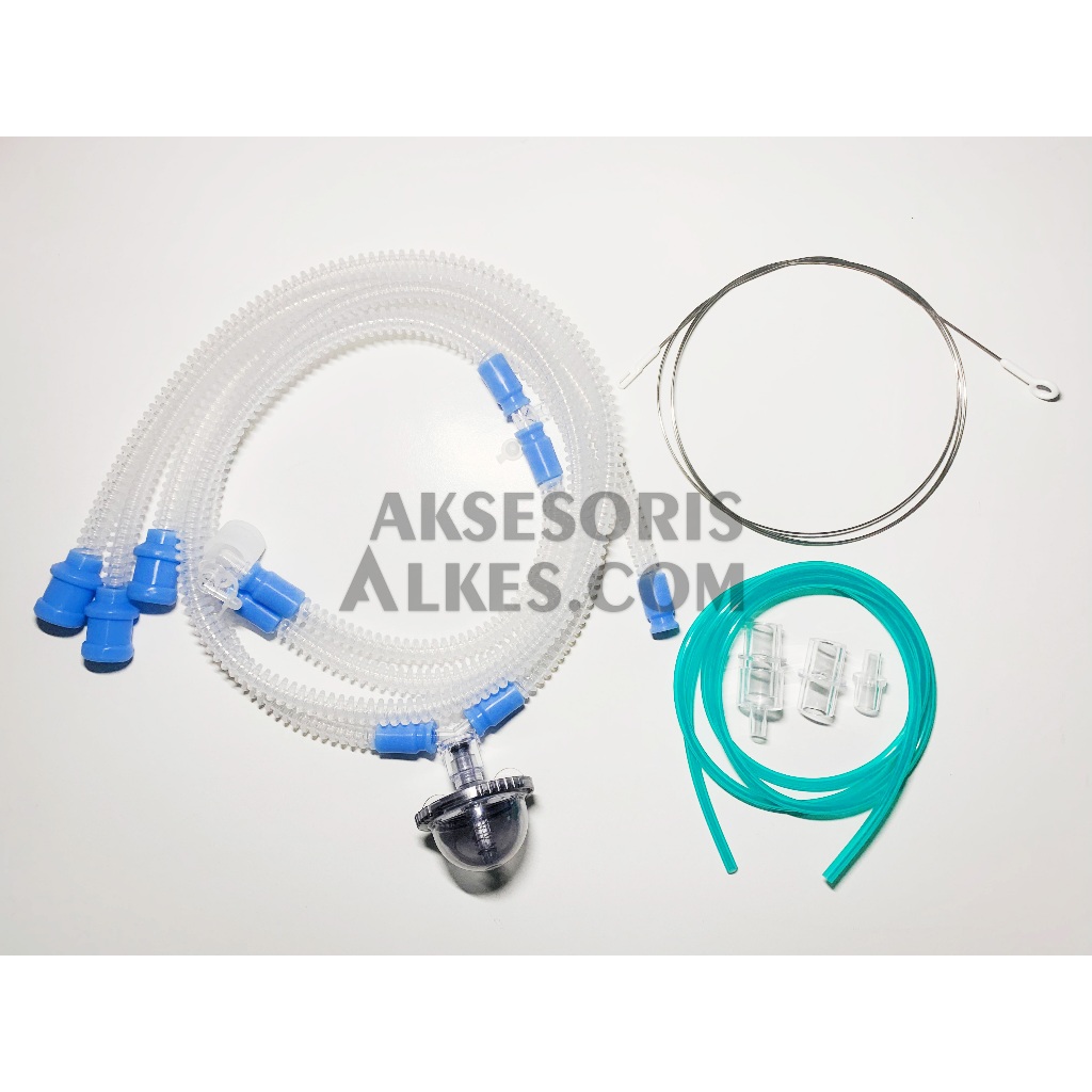 Breathing Circuit Neonatal (Bayi) Silicone Reusable Heated wire