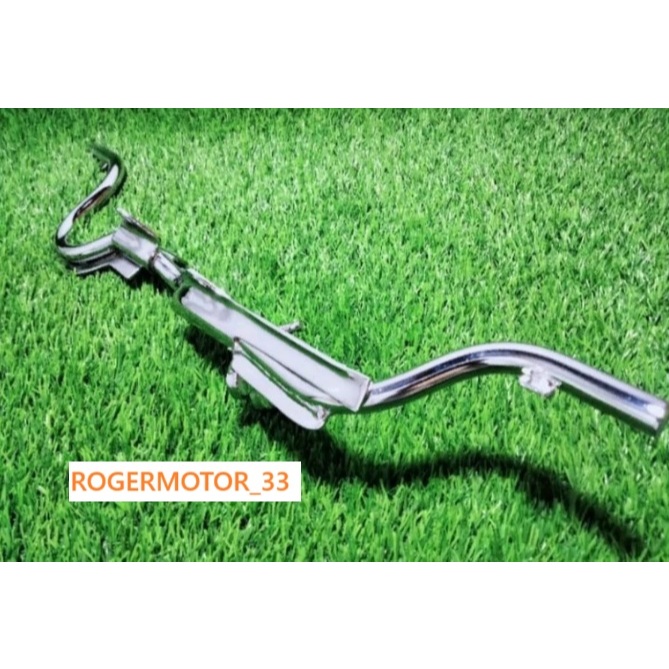 BESI BARSTEP PIJAKAN KAKI DEPAN F1 F1ZR FORCE 1 ZR CHROME KRUM KILAT