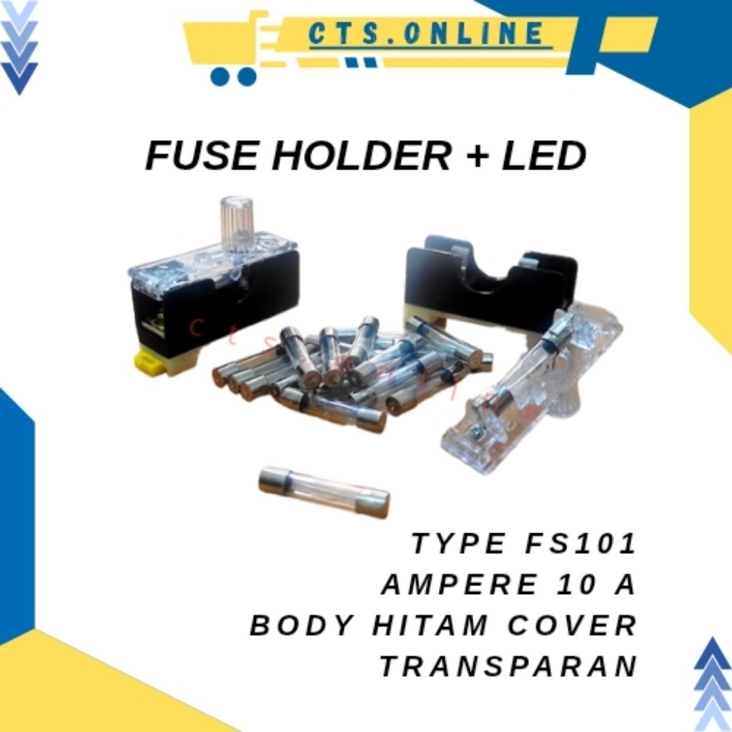 Fuse Holder/Fuse Kubur Din Rel Type FS 101
