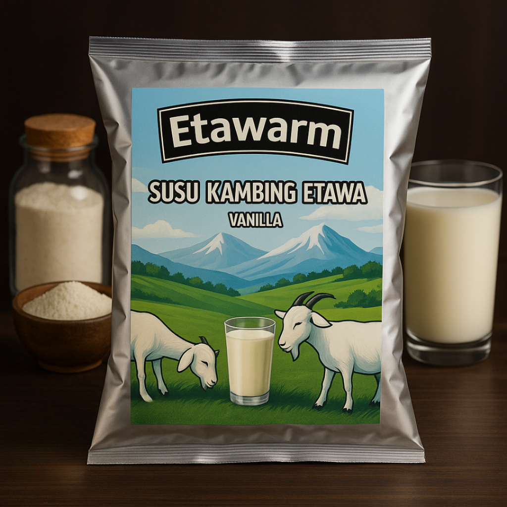 

COD - SUSU KAMBING ETAWARM EXTRAK SUSU KAMBING ETAWA RASA VANILA | 250G