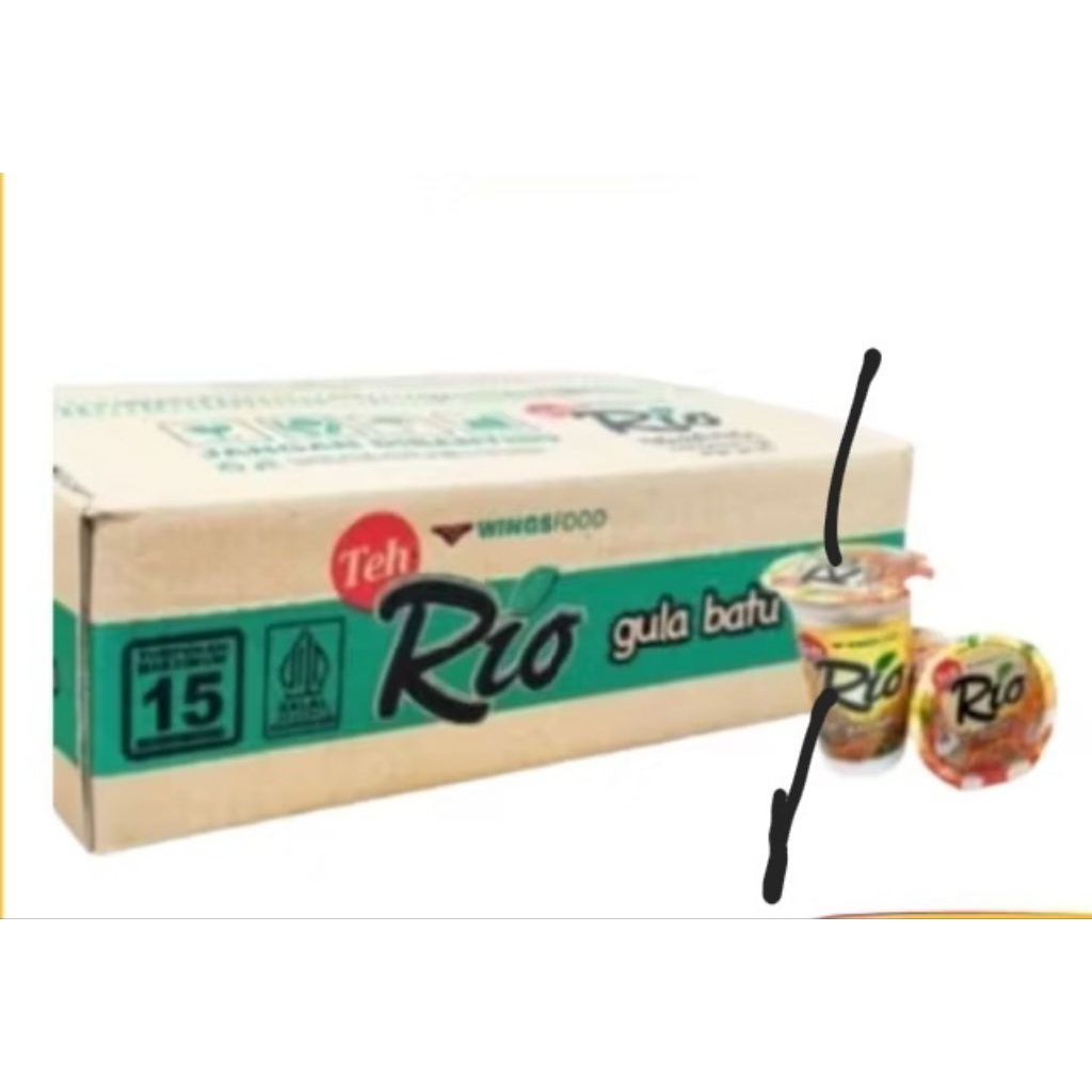 

Teh Rio Gula Batu 115ml 1 Dus isi 24 pcs