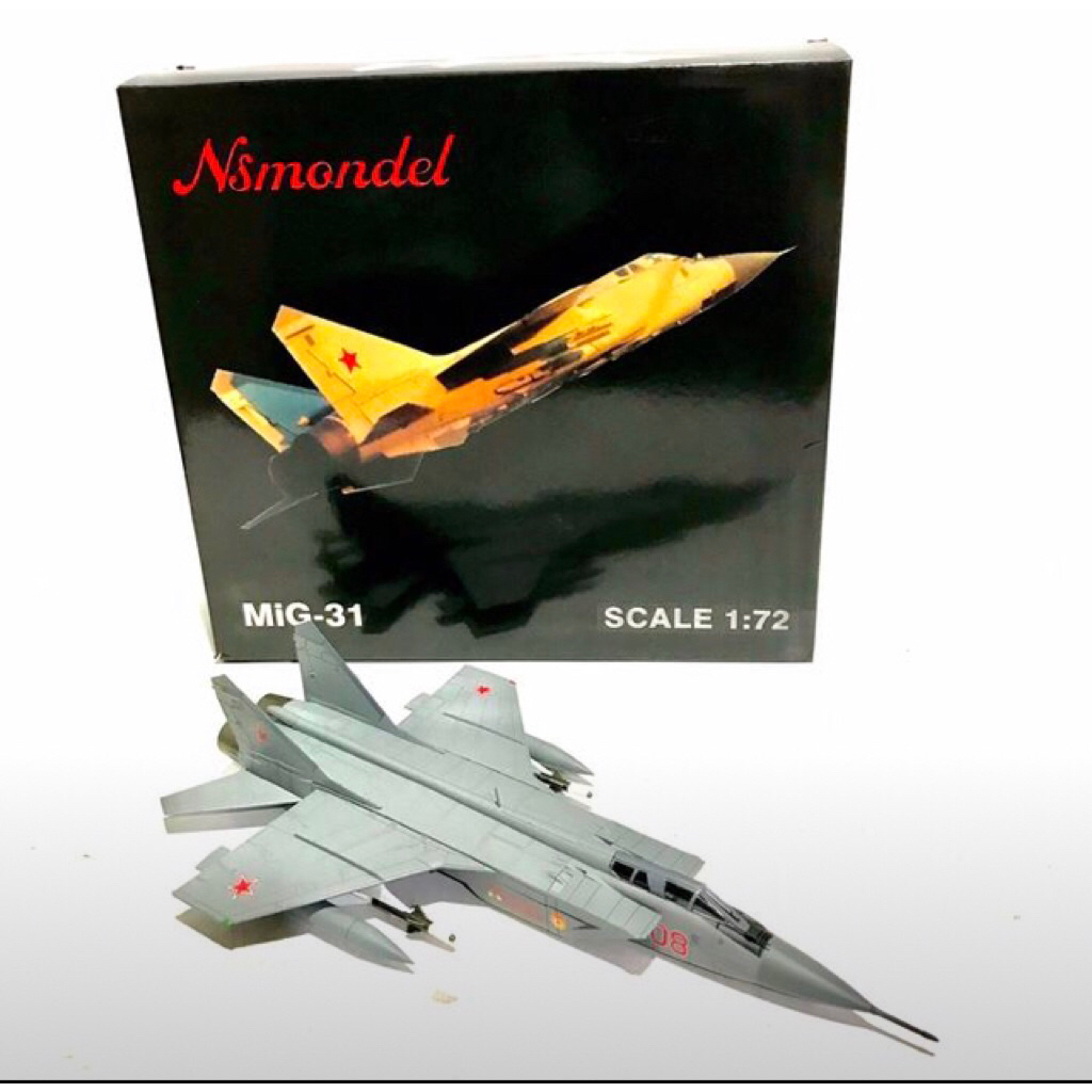 Miniatur Pesawat MIG -31 skala 1:72