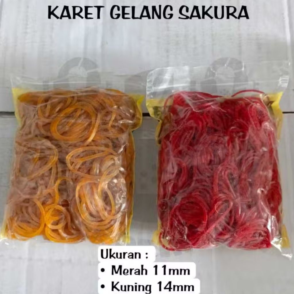 

Gelang karet sakura / karet gelang 100g