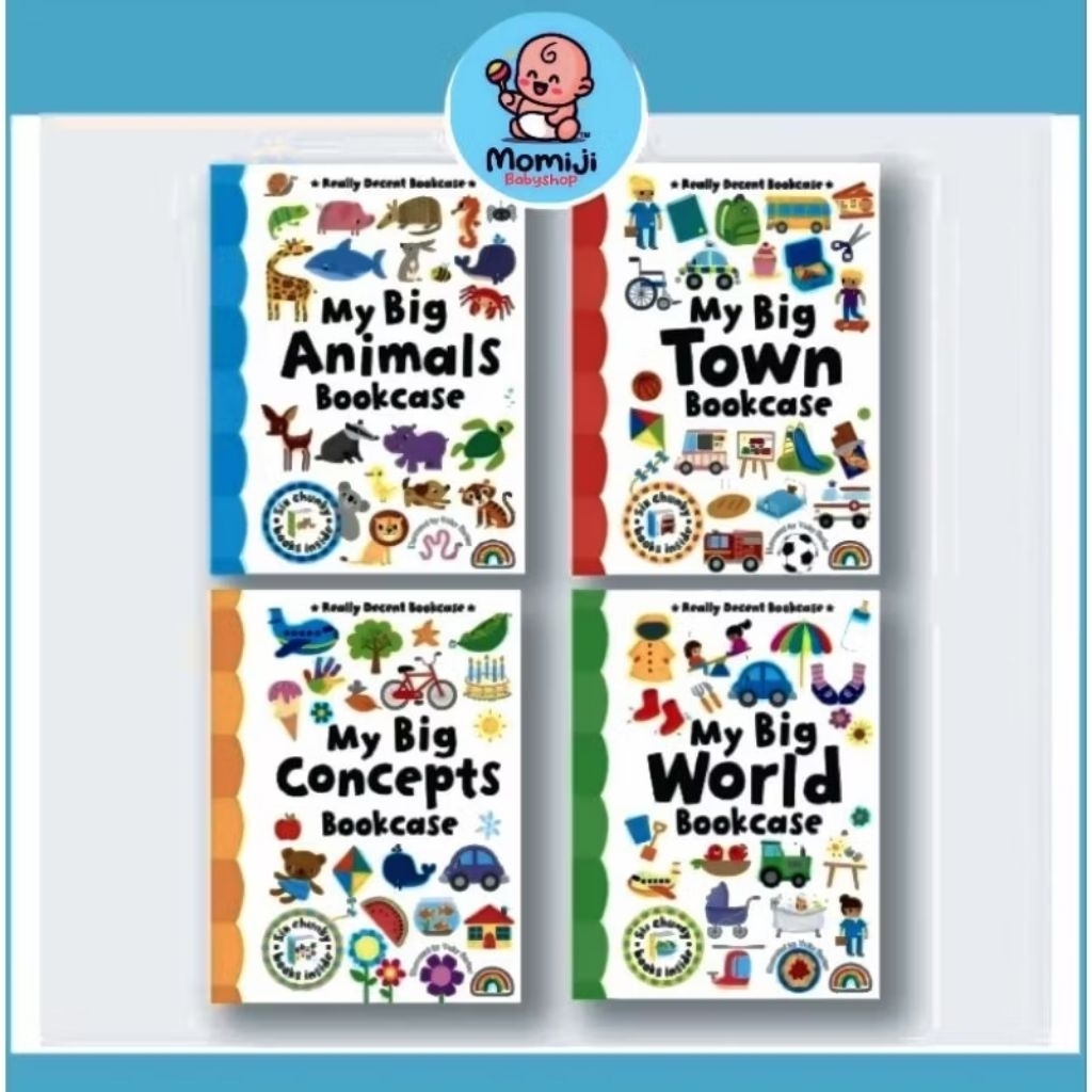 Buku Really Decent Bookcase My Big Bookcase / Big Animal Bookcase / Big World Bookcase / Big Concept