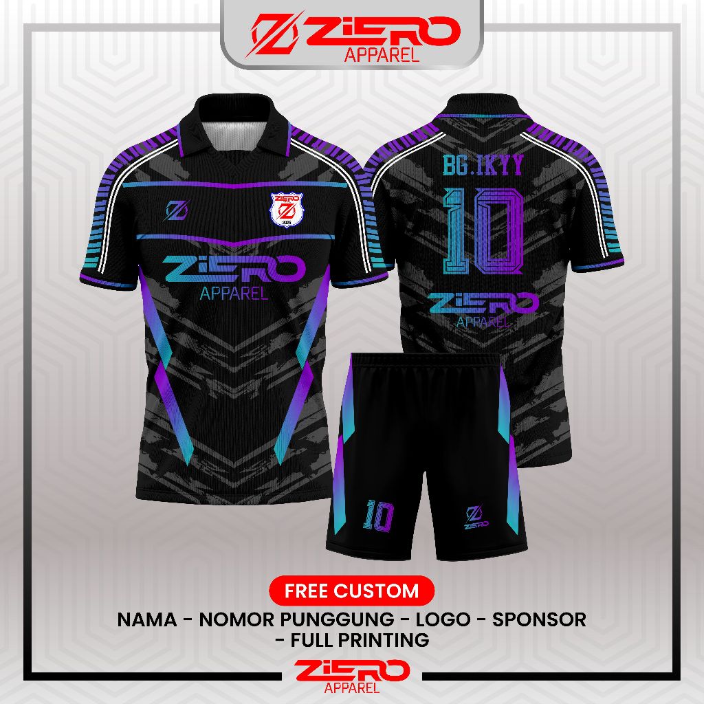 JERSEY FUTSAL PRINTING / JERSEY CUSTOM / JERSEY CUSTOM SATUAN / JERSEY FUTSAL KERAH / JERSEY PURPLE