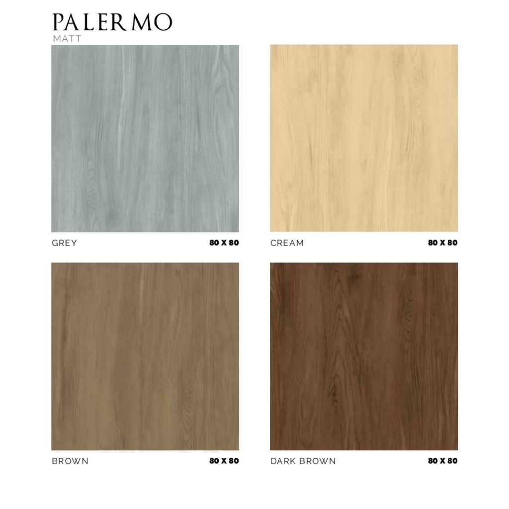 KERAMIK MEREK PLATINUM TYPE PALERMO GREY PALERMO CREAM PALERMO BROWN PALERMO DARK BROWN MATT