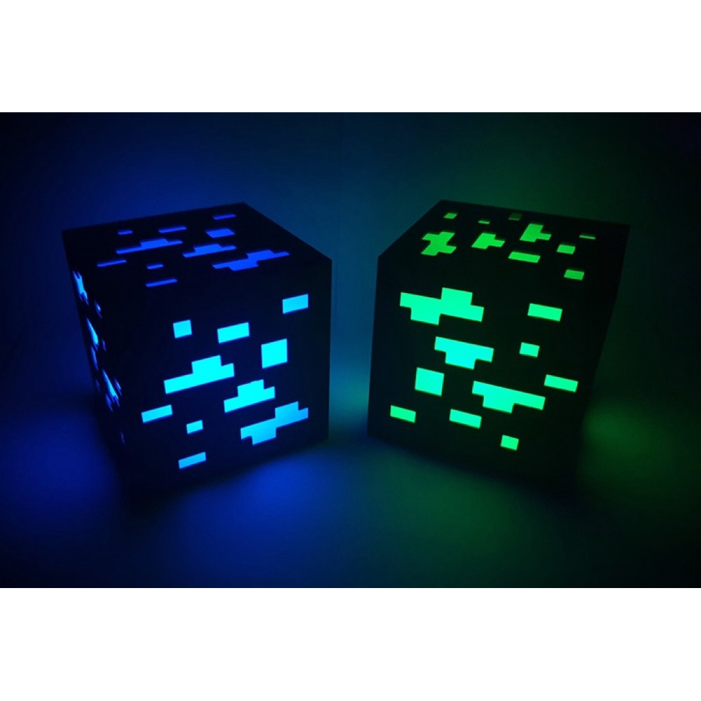 Minecraft Ore Lamp mini | Minecraft Lamp | Lampu Minecraft | Led Minecraft Lamp | Night Lamp Minecra
