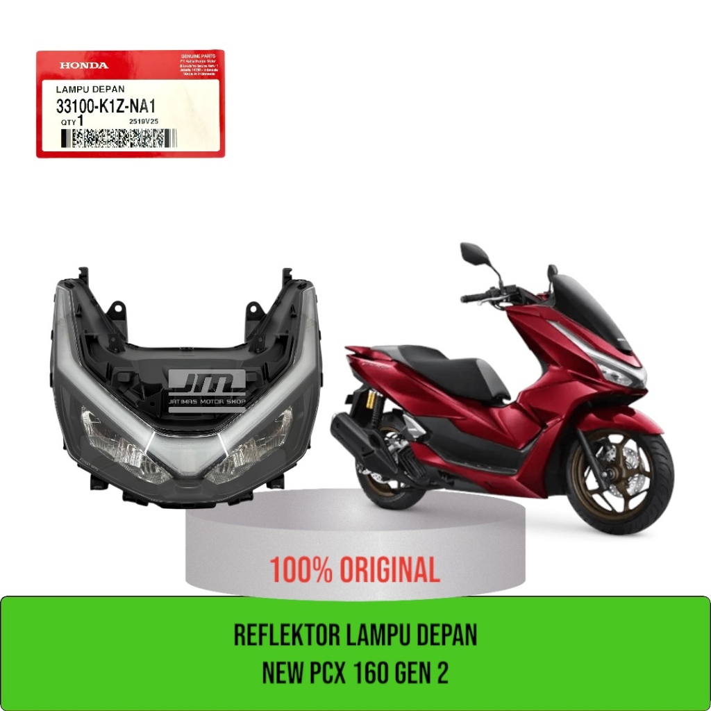 Reflektor lampu depan pcx 160 gen 2 33100-K1Z-NA1