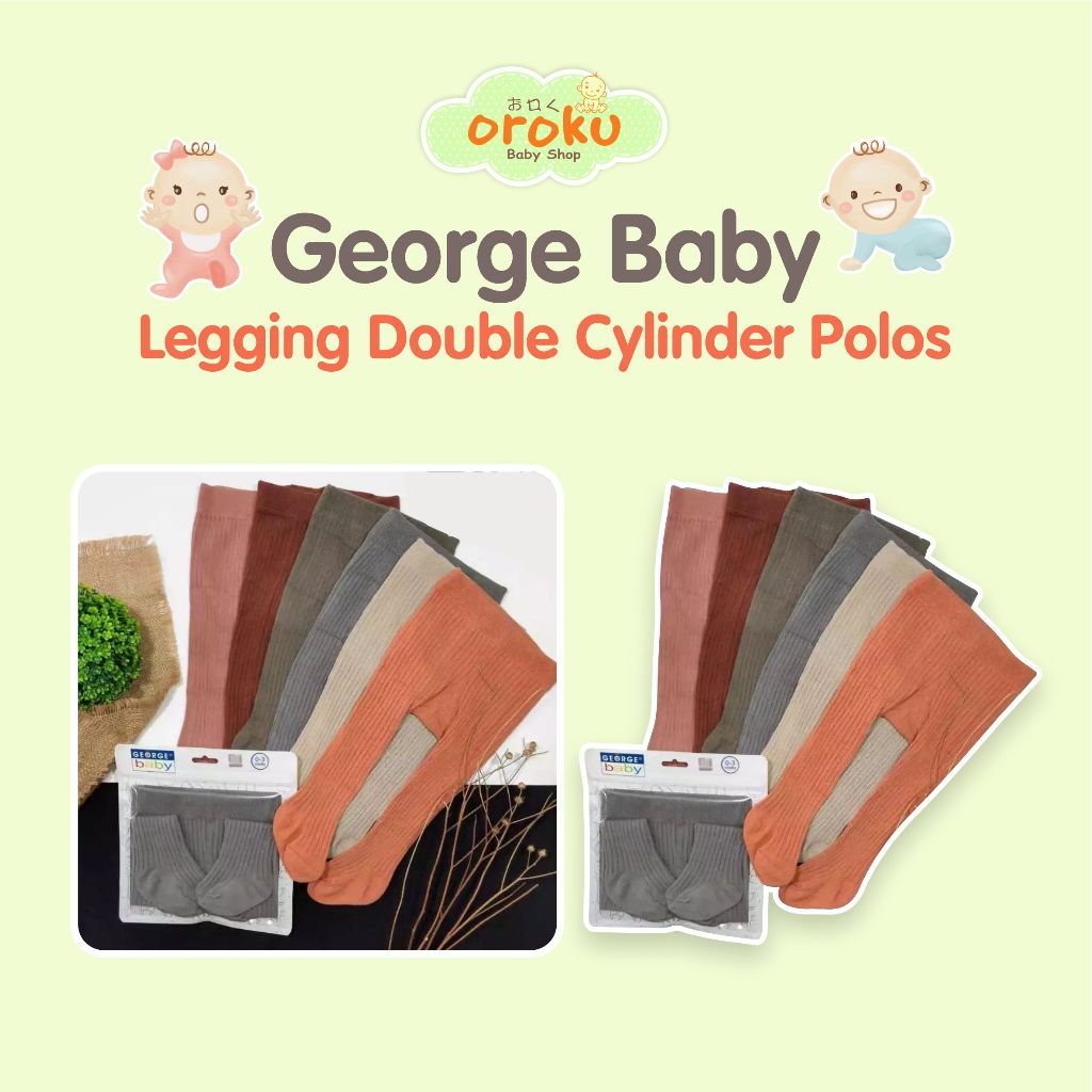 GEORGE BABY LEGGING DOUBLE CYLINDER POLOS / LEGGING BAYI