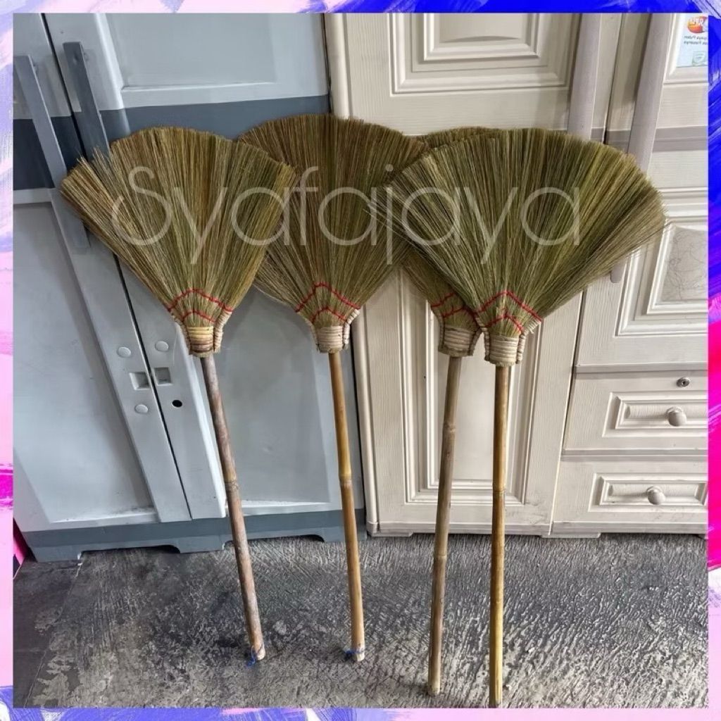 Sapu Ijuk Rumput Tradisional / Sapu Jerami  Sapu Rayung