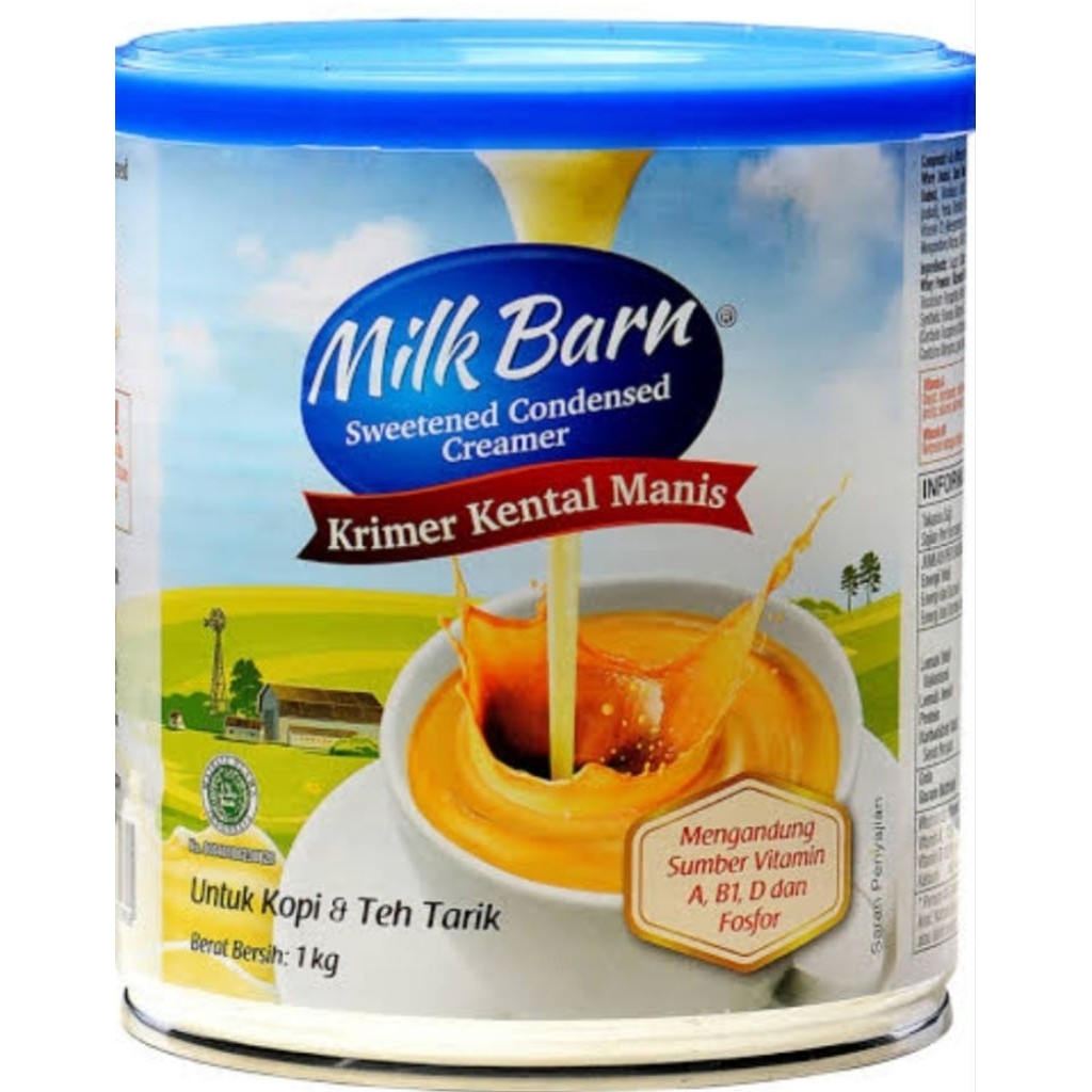 

kental manis milk barn kaleng 1 kg