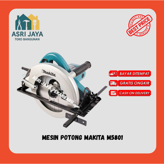 

Makita M5801B / M 5801 B – Mesin Potong Kayu Circle / Circular Saw 7″