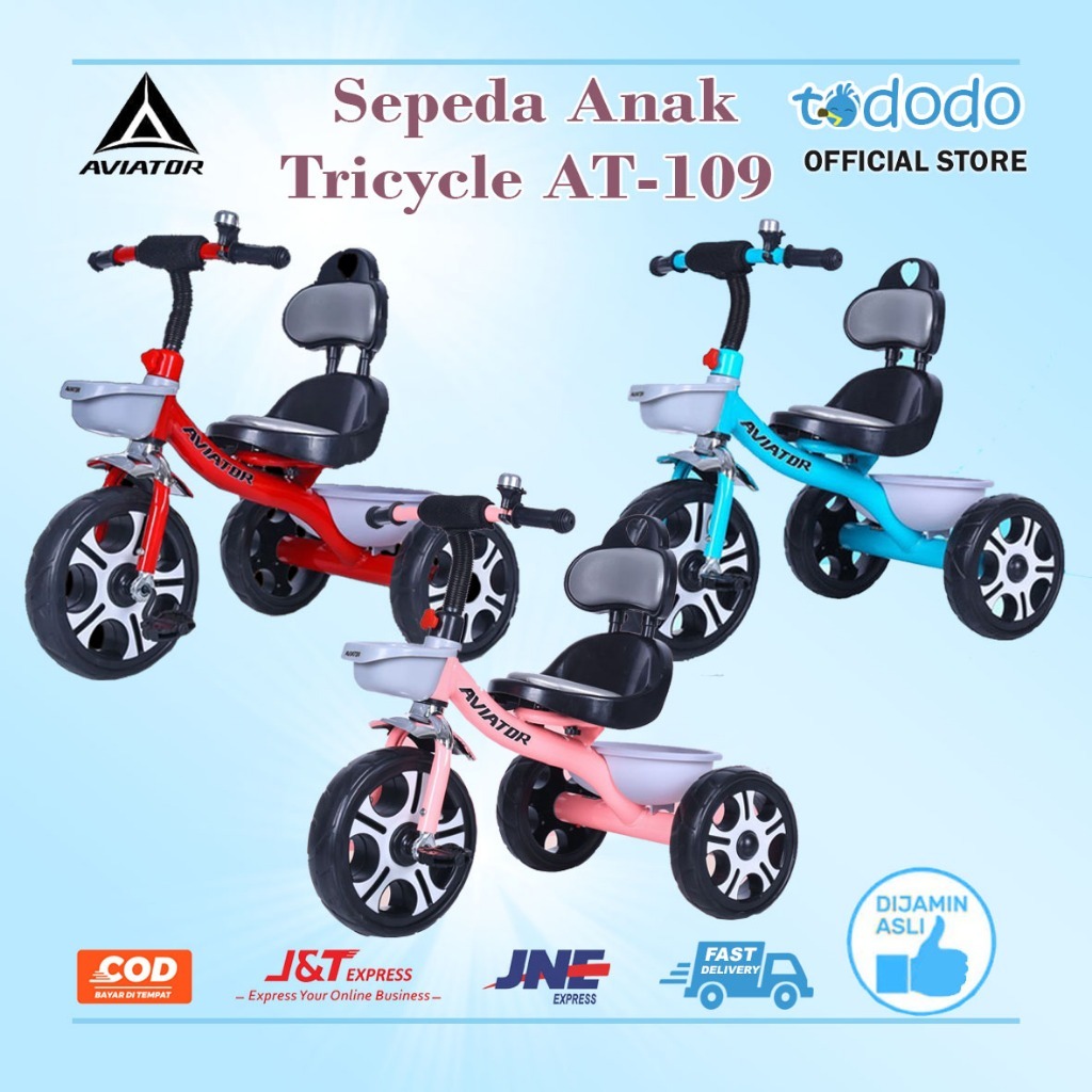 Aviator Sepeda Anak Tricycle AT-109