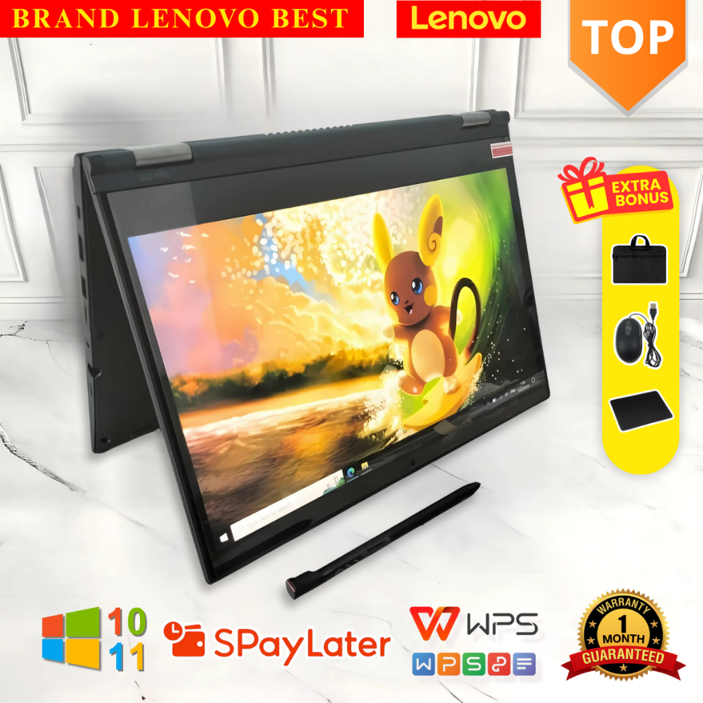 Laptop Lenovo Thinkpad Yoga 370 i5/i7 Gen 7 Layar 13 Inch Mulus dan Bergaransi