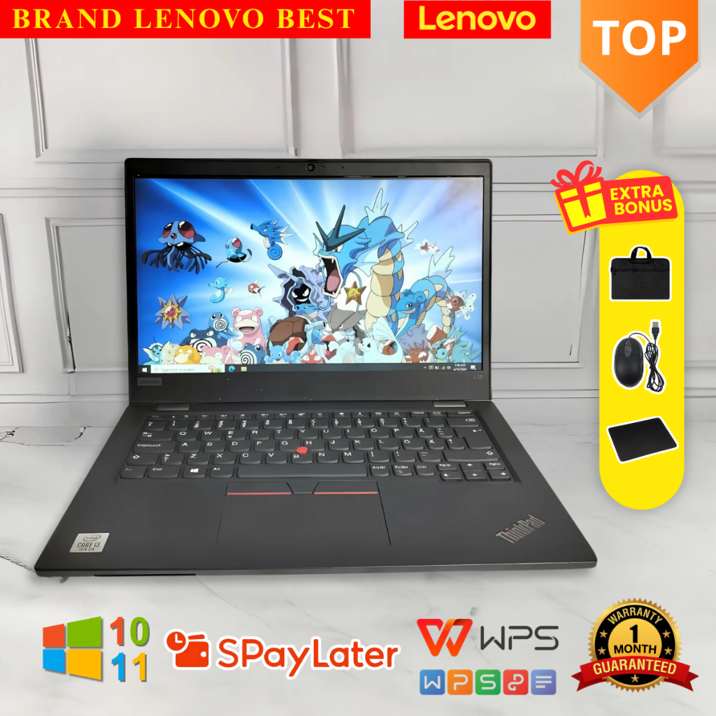 Laptop Lenovo Thinkpad L13 E14 L14 L15 E15 Core i3/i5 Gen 10 Layar 13,3 dan 15 Inch  MURAH DAN BERGA