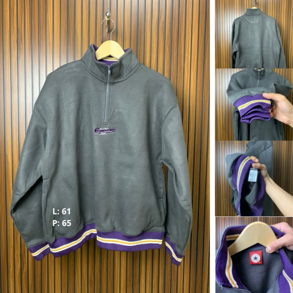 Jaket Converse Quarter Zip Vintage | Unisex | Sweater