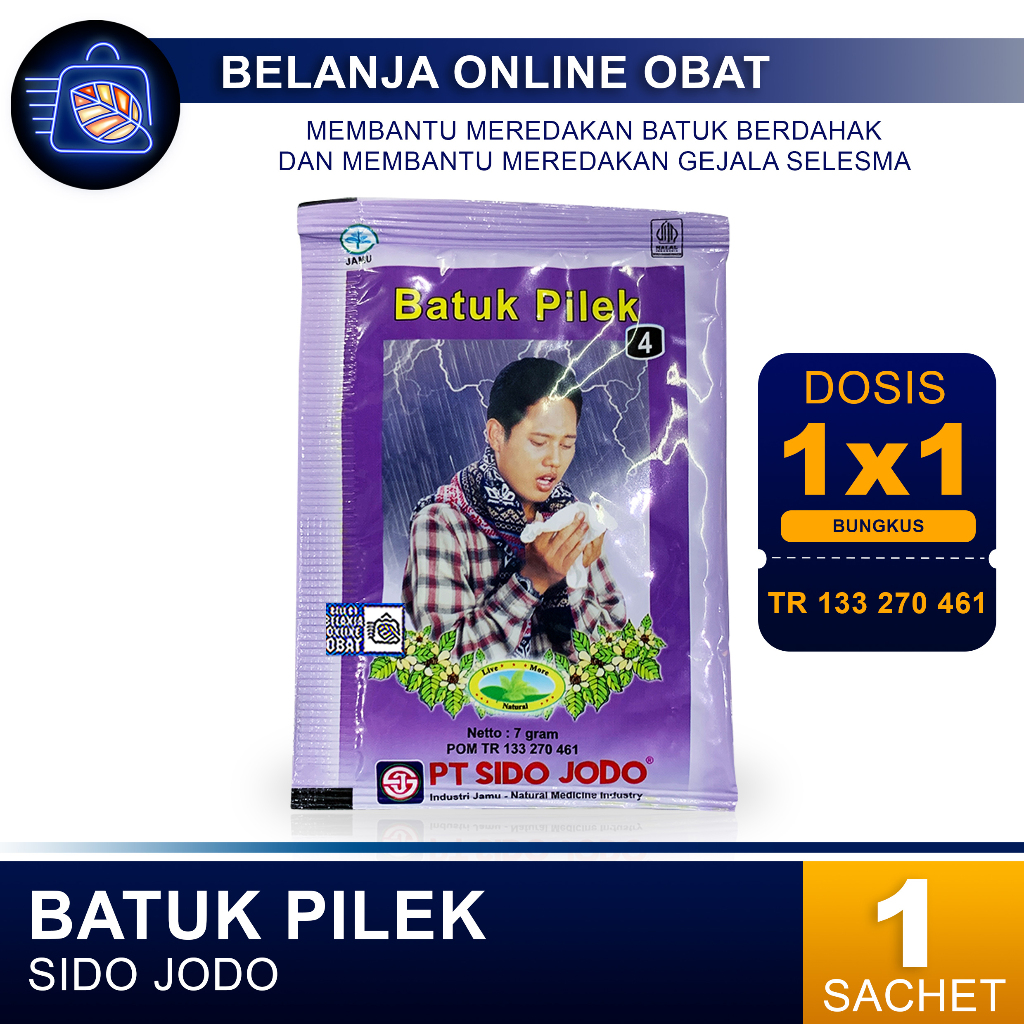 

JAMU SIDO JODO BATUK PILEK // Meredakan Batuk dan Salesma