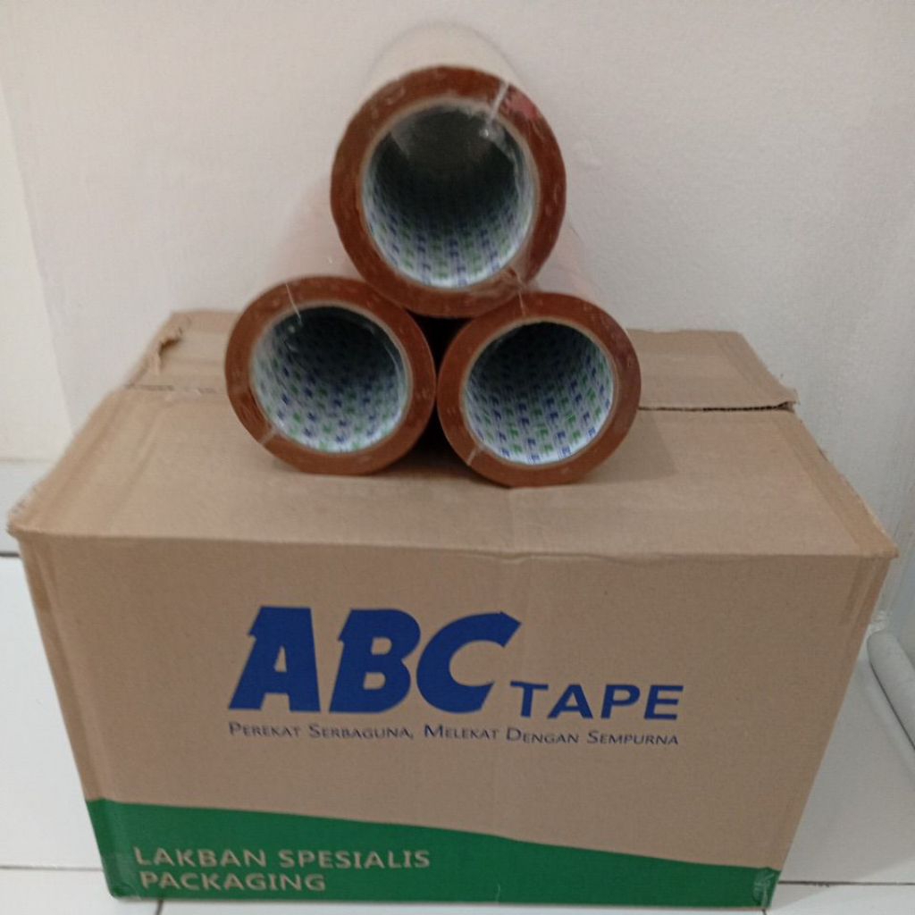 

Lakban Cokelat 2 inch ABC uk. 45mm x 90 yard ( harga di atas untuk per/pcs).