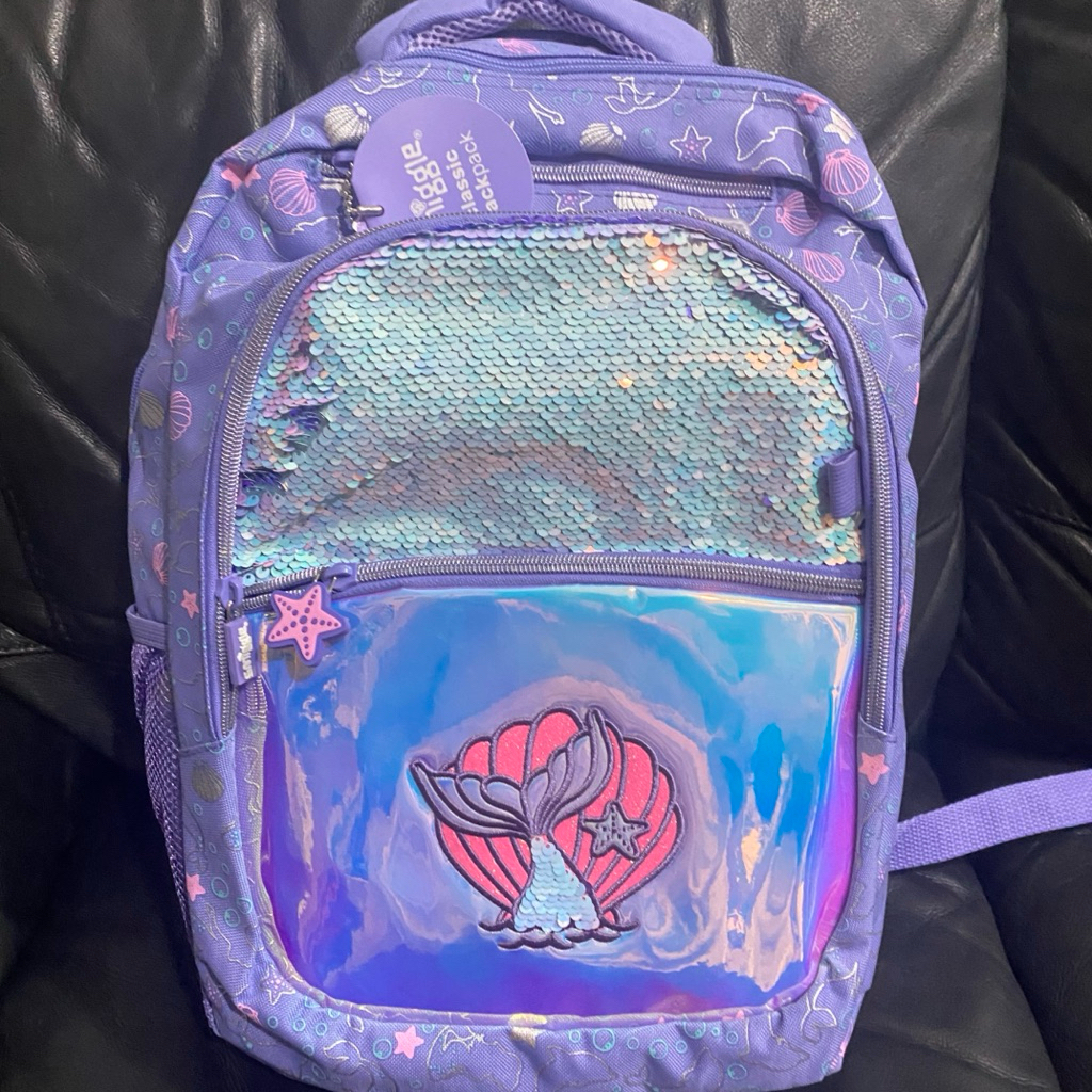 Smiggle Classic Backpack Bag Mermaid / Smiggle Tas Ransel Anak Mermaid