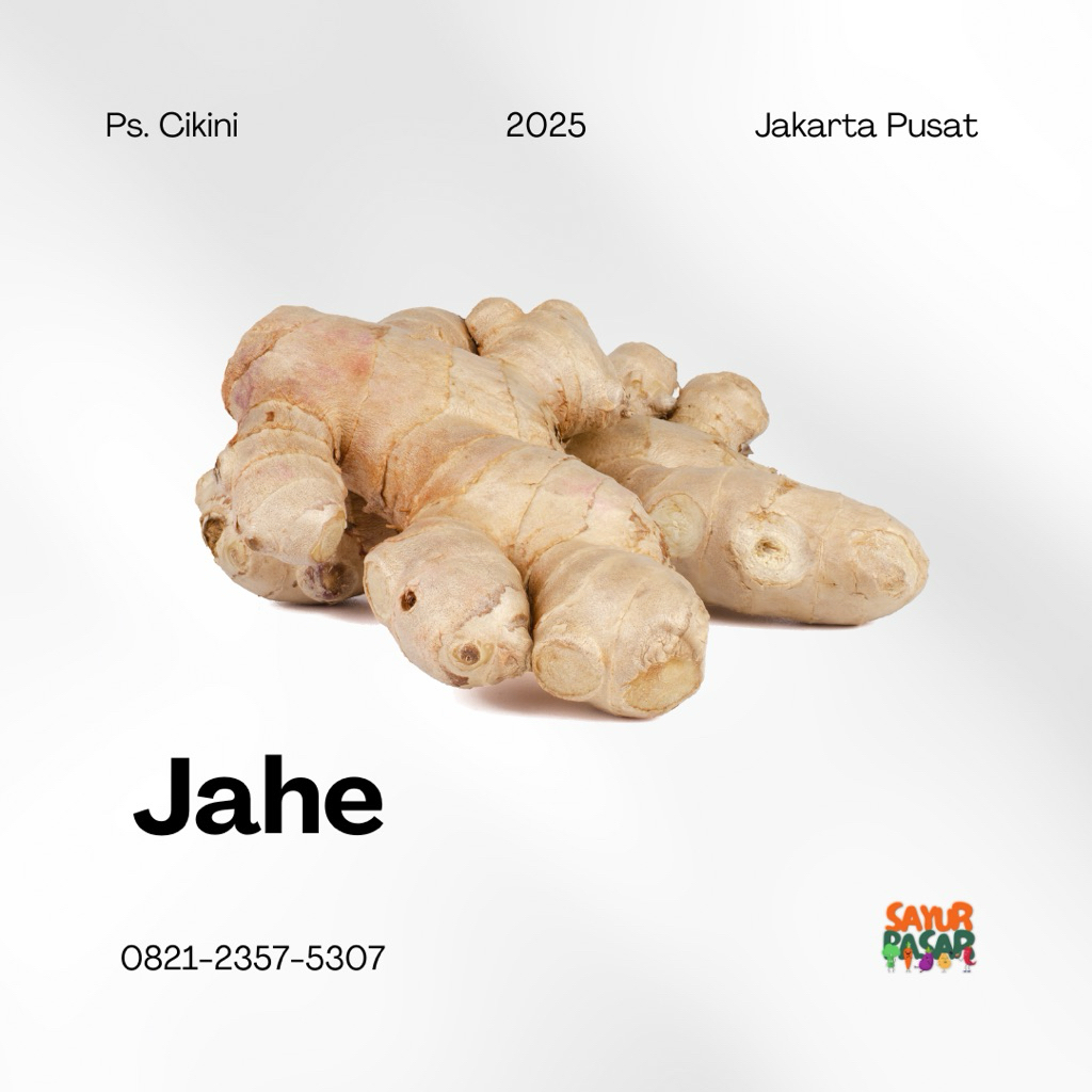 

Jahe Emprit Segar – 250gr (Pedas & Hangat)