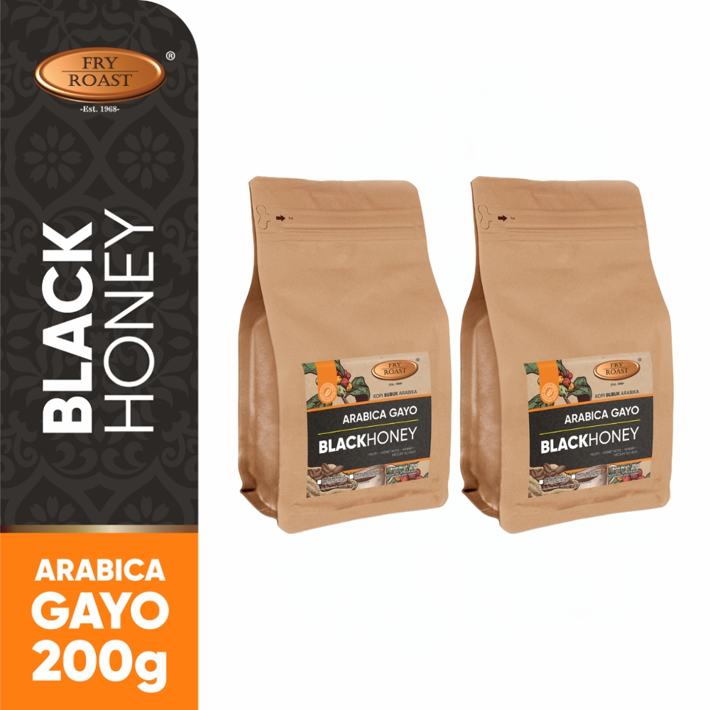 

FRY ROAST - Kopi Bubuk Arabica Gayo Black Honey - 2 x 200 gr