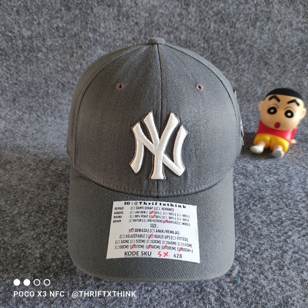 TOPI CAP BISBOL MLB BUILD UP YANKEES LOGO NY SKU SX628