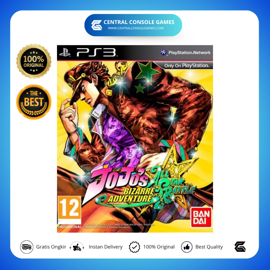 BD Kaset PS3 Jojo Bizare Adventure All Star Battle