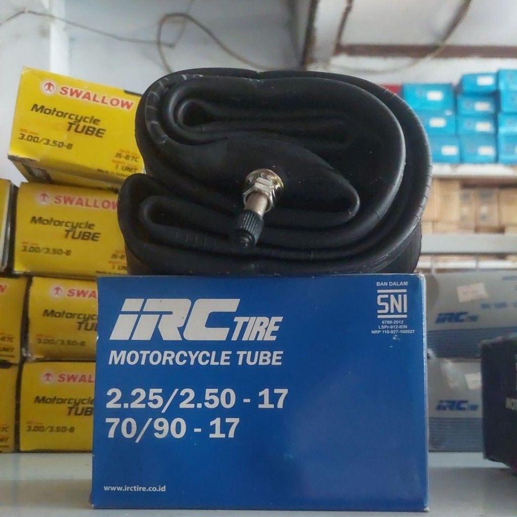 BAN DALAM 70/90-17 / 2.25/2.50-17 ORIGINAL iRC