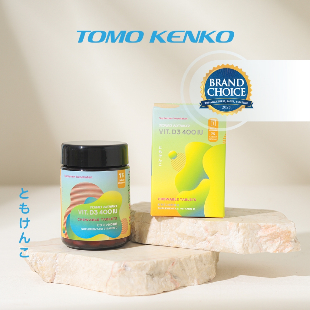 Tomo Kenko D3 400 IU Chewable (kunyah) High Quality
