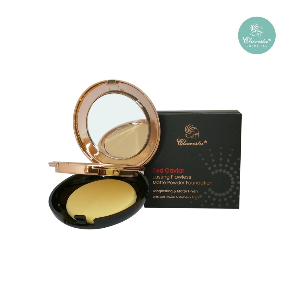 Aster Kosmetik - Claresta Red Caviar Matte Powder Foundation