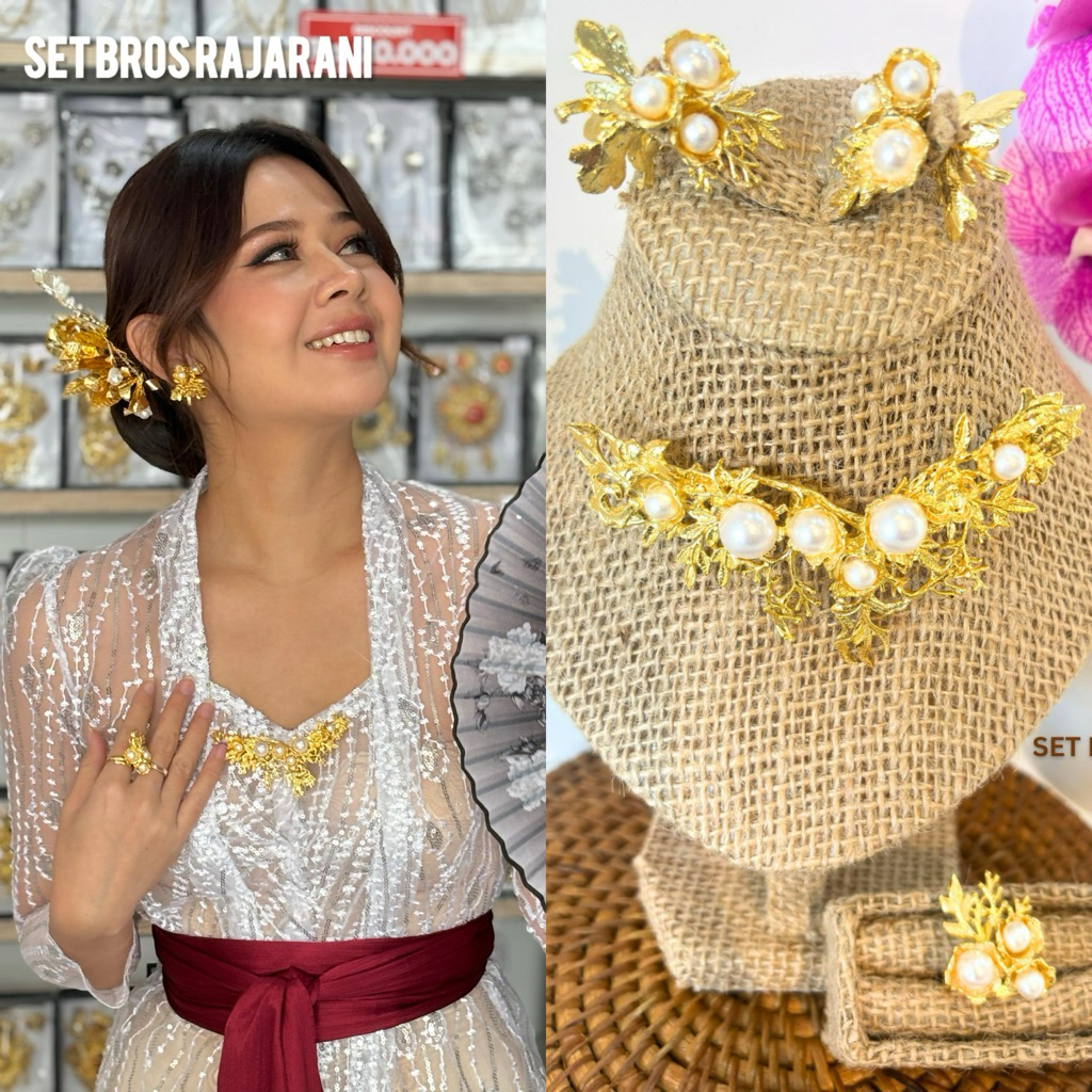 STARLIGHT BALI - Set Bros Rajarani/ Set Alpaka Gold Silver Perak / Bros Alpaka